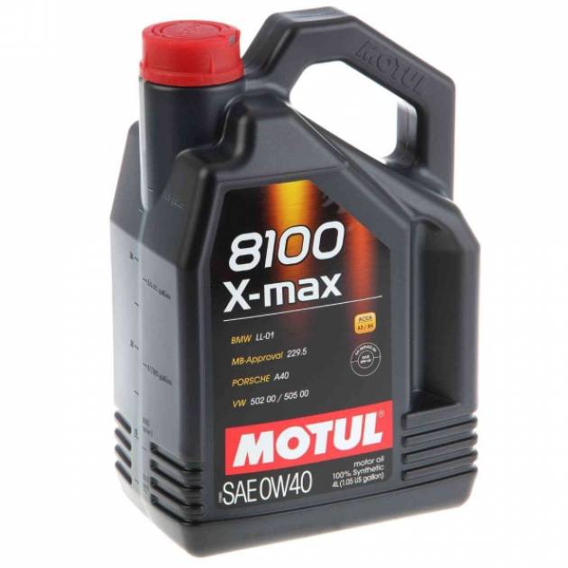 Моторное масло Motul 8100 X-max 0W40 A3 / SN