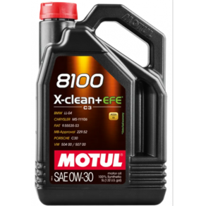 Моторное масло MOTUL 8100 X-clean + EFE 0W30, 5л.